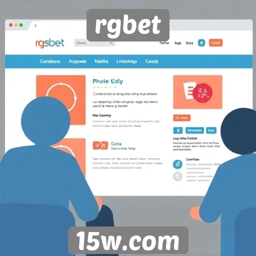 Análise da interface do usuário do site rgbet